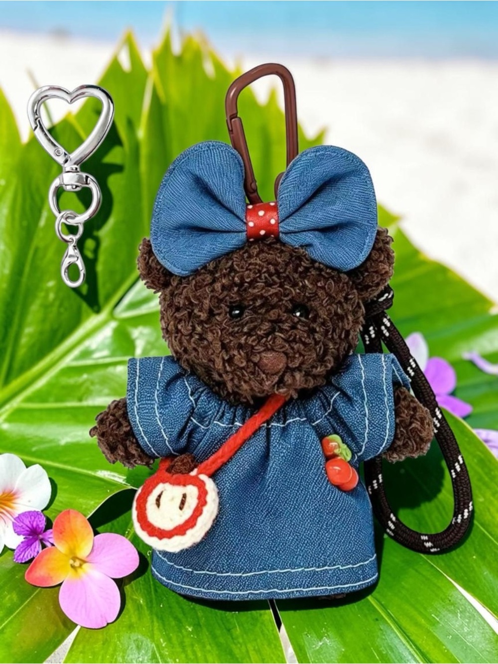 Plush Dog Bag Charm/Keychain - Picture 2 of 4